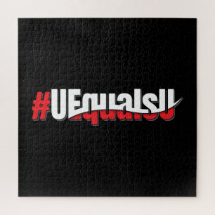 UEqualsU HIV Undetectable Untransmittable Art Jigsaw Puzzle