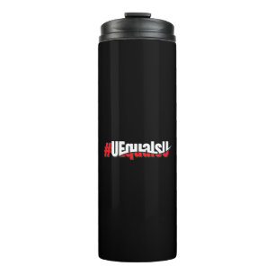 UEqualsU HIV Undetectable Untransmittable Art Thermal Tumbler