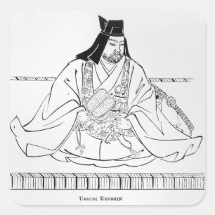 Uesugi Kenshin Square Sticker