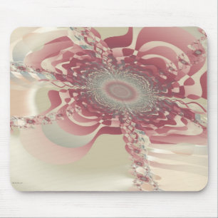 UF Abstract Flower Mouse Pad