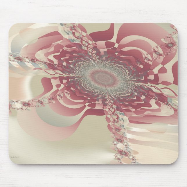 UF Abstract Flower Mouse Pad (Front)