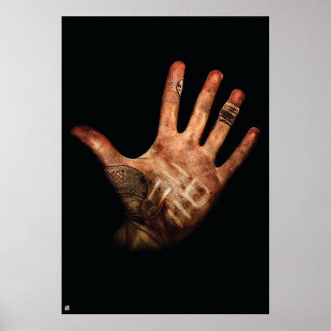 UF Dirt Hand Large Poster (Front)