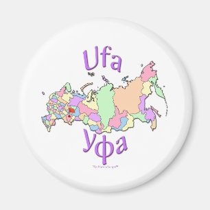 Ufa Russia Magnet