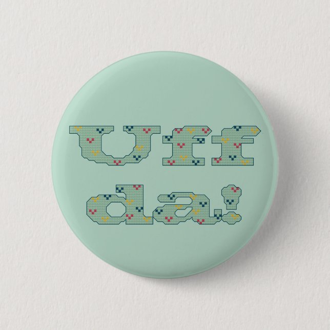 Uff da! Button (Front)
