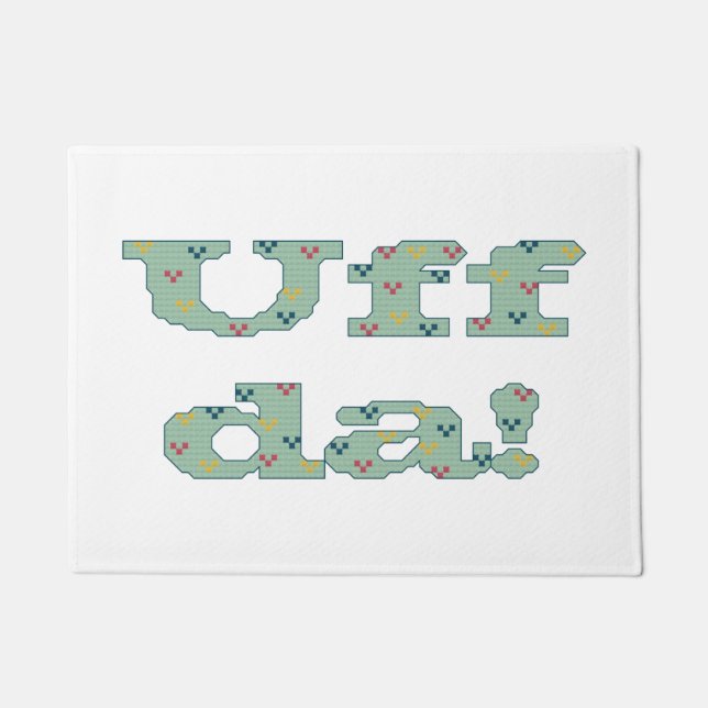 Uff da! doormat (Front)