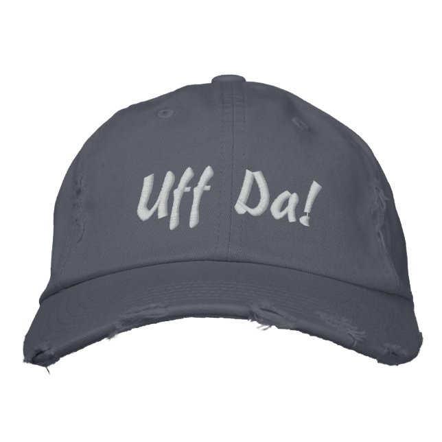 Uff Da Embroidered Hat (Front)
