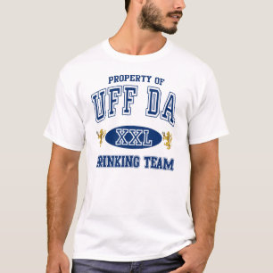 Uff Da Norwegian Drinking Team T-Shirt