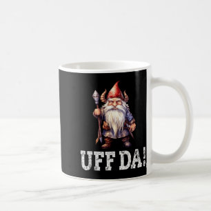 Uff Da Norwegian Quote Scandinavian Viking Gnome Coffee Mug
