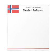 Uff da! Personalised Name Notepad