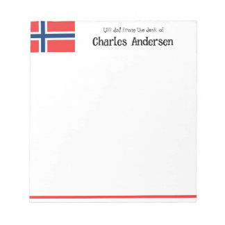 Uff da! Personalised Name Notepad