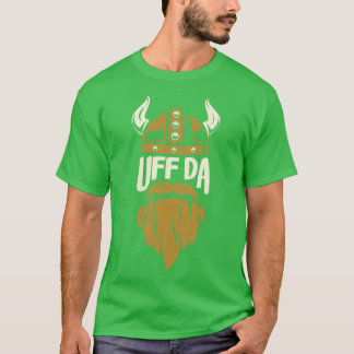 Uff Da Viking Helmet and Beard Classic TShirt