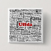Uffda Square Pin