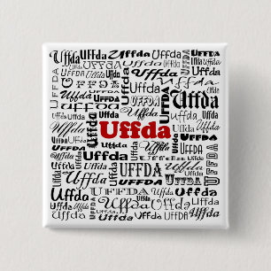 Uffda Square Pin