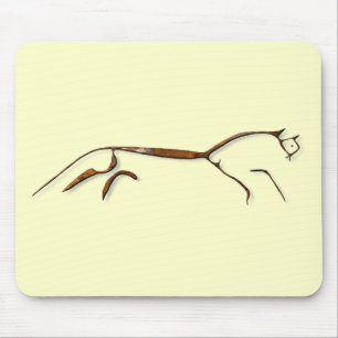 Uffington Horse Rust Mouse Pad