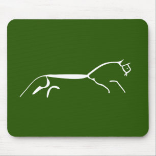 Uffington white horse ancient geoglyph symbol engl mouse pad