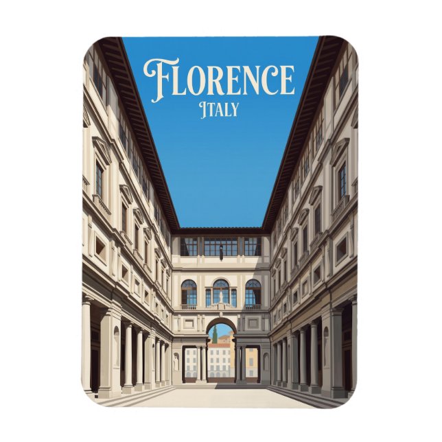 Uffizi Gallery Italy Magnet (Vertical)