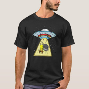 Ufo Abduction Bee Musician Piano T-Shirt