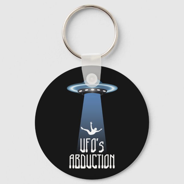 UFO abduction Key Ring (Front)