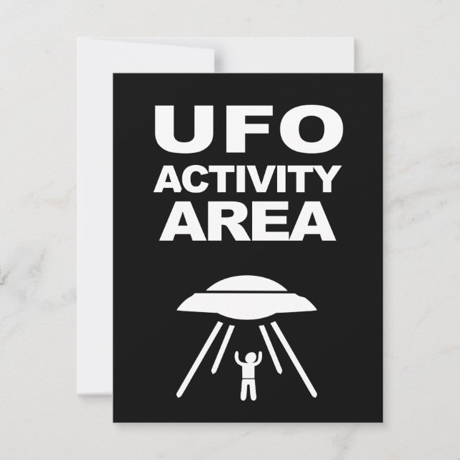 UFO activity area, geeky design (Front)