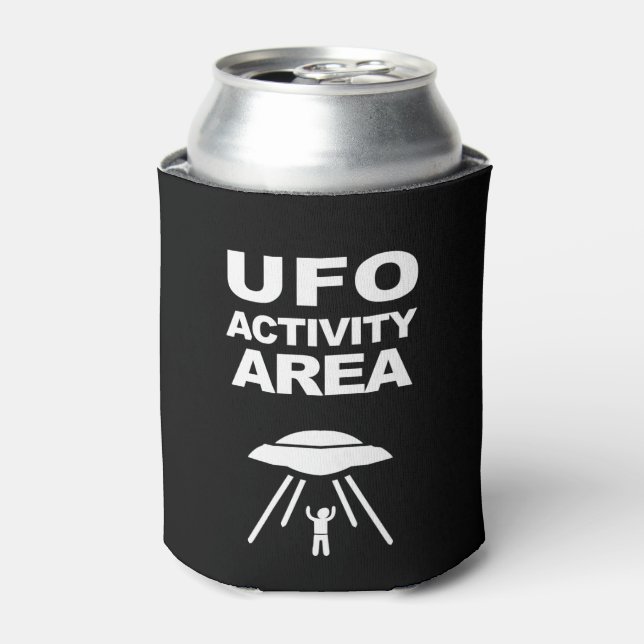 UFO activity area, geeky design Can Cooler (Can Front)