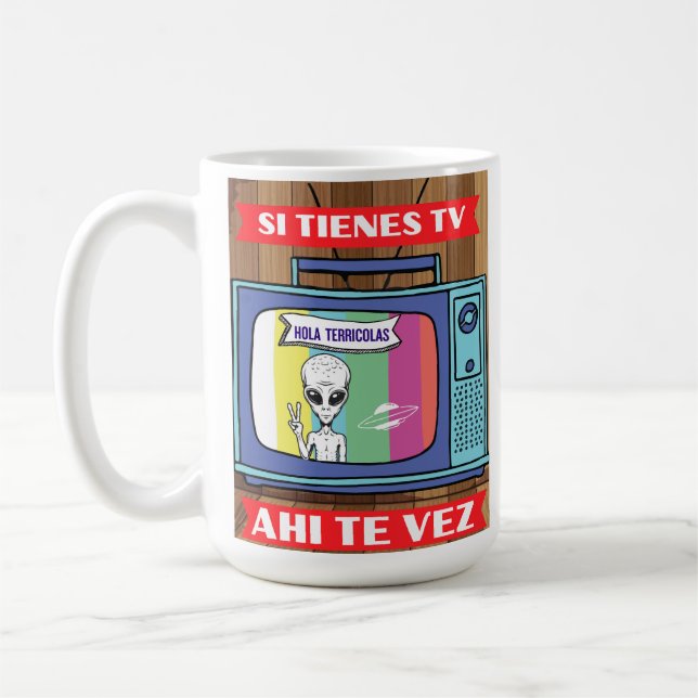 UFO AHI TE VEZ COFFEE MUG (Left)