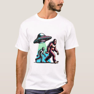 UFO Alien Bigfoot T-Shirt