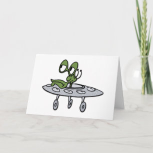 UFO & Alien Holiday Card
