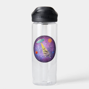 UFO Alien space spaceship star people Water Bottle