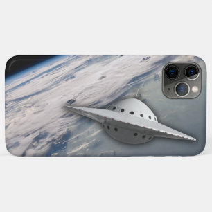UFO Alien Spacecraft in Outer Space iPhone 11 Pro Max Case