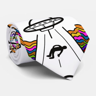 UFO alien spaceship abductee Tie