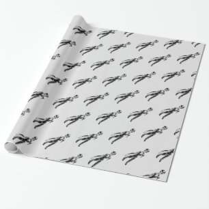 UFO Alien Thunder_Cove Wrapping Paper