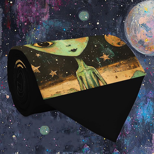 UFO Alien Tie (Creator Uploaded)