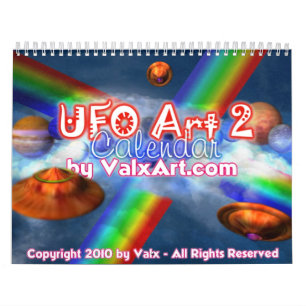UFO - alien worlds Valxart calendar