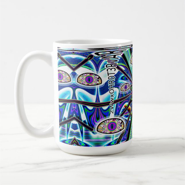 UFO Arrival on Earth Coffee Mug (Left)