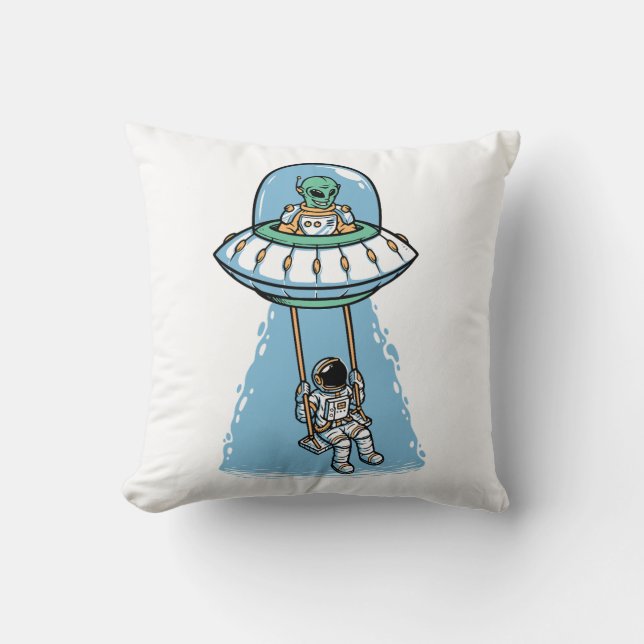 UFO Astronaut Exchange Cushion (Front)