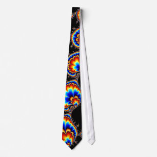 Ufo Attack - Fractal Art Tie