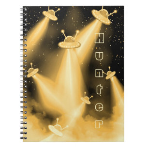 UFO Attack on Venus - Alien Sci-fi Notebook