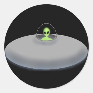 UFO (black) stickers