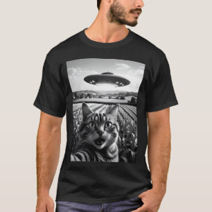Ufo cat Cats OutofThisWorld Sie boy T-Shirt
