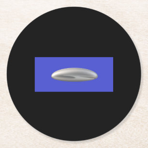 UFO Celebration Party Supply Round Paper Coaster
