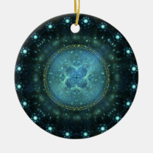 UFO CERAMIC TREE DECORATION