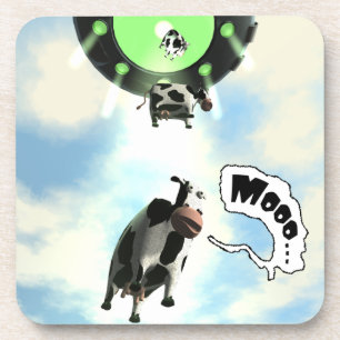 UFO Cow Abduction Coaster