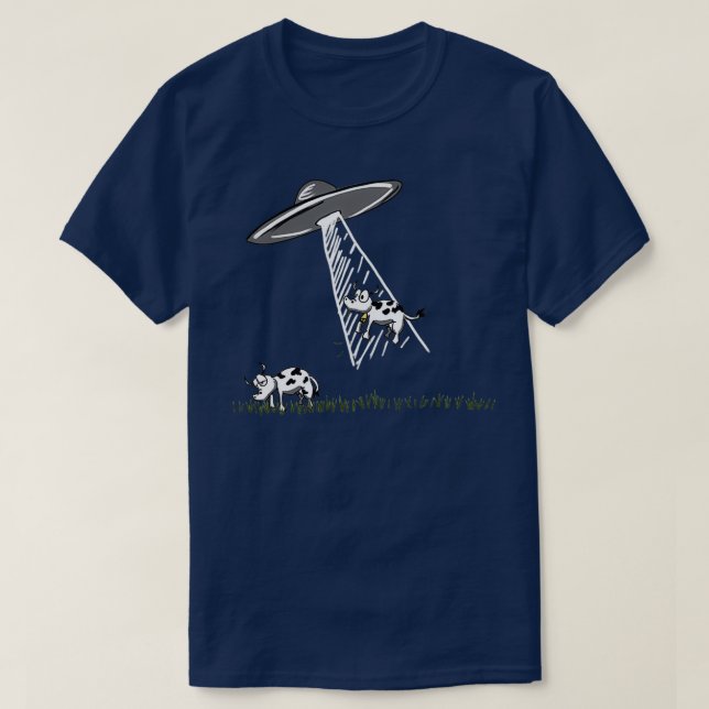UFO Cow Abduction  T-Shirt (Design Front)