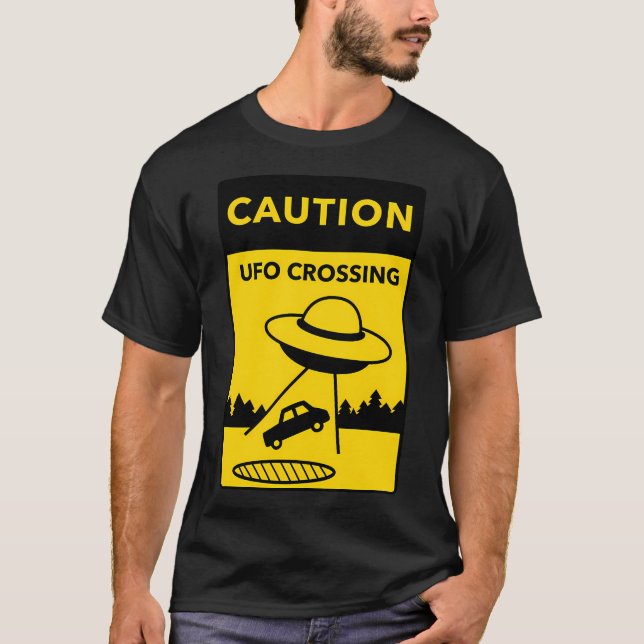 Ufo Crossing T-Shirt (Front)
