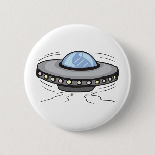 UFO! Customisable! 6 Cm Round Badge