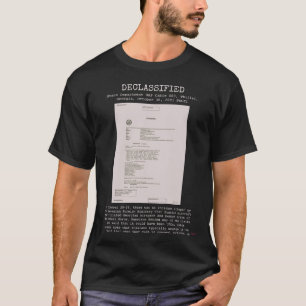 UFO - Declassified DOS.UAP C3,TBILISI,GEORGIA 2001 T-Shirt