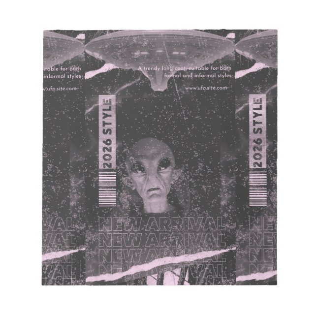 UFO design Notepad (Front)