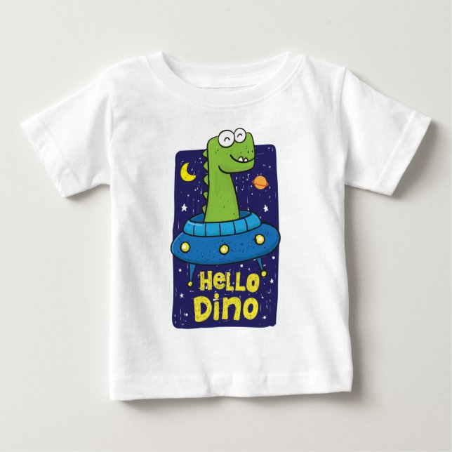 Ufo dino baby  T-Shirt (Front)