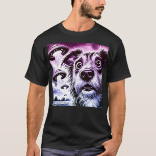 UFO Dog Abduction – Alien Encounter T-Shirt