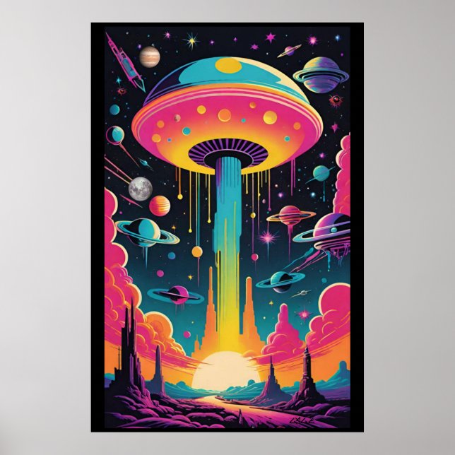 UFO Encounter on Planet 9 Poster (Front)